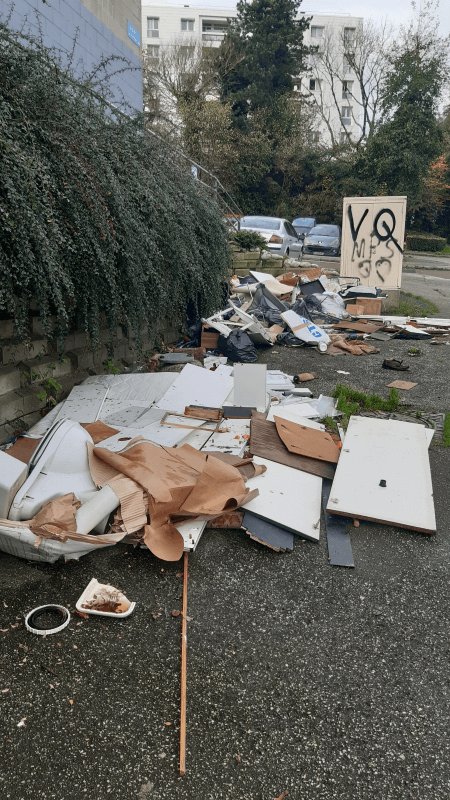 Dépôt sauvage, 12 Rue de Bretagne, Cherbourg-en-Cotentin