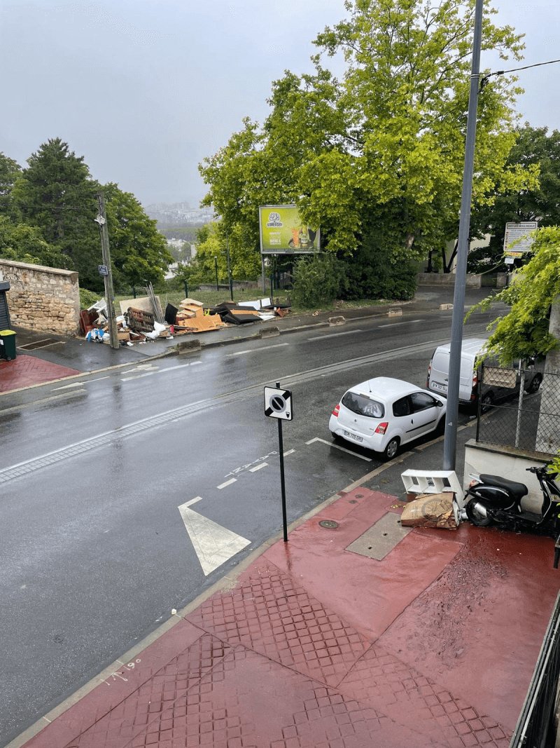 Dépôt sauvage, 202 Avenue Henri Barbusse, Clamart