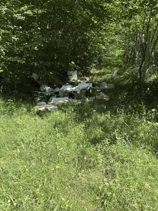 Dépôt sauvage, Route Percée, Compiègne