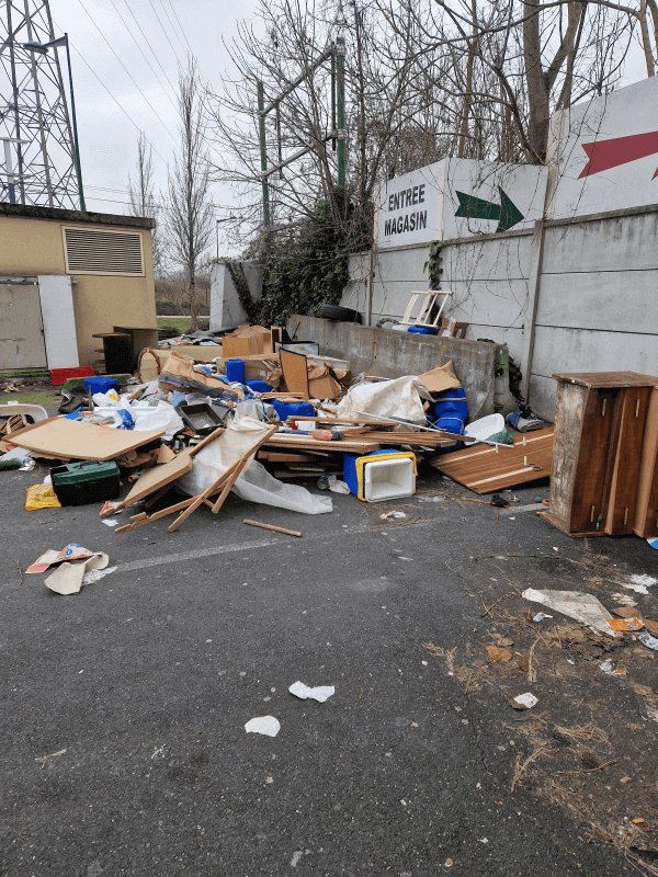 Dépôt sauvage, Épinay-sur-Seine
