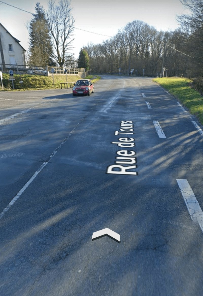 Voirie, éclairage, Rue de Tours, Esvres
