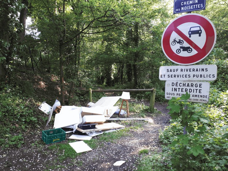 Dépôt sauvage, 28d Chemin des Cailloux, Francheville
