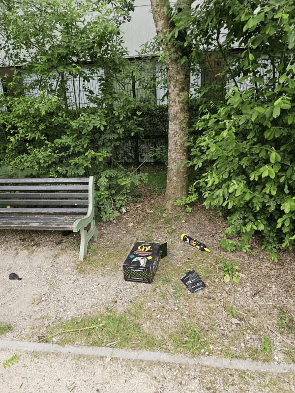 Dépôt sauvage, 4 Rue Galilée, Guyancourt