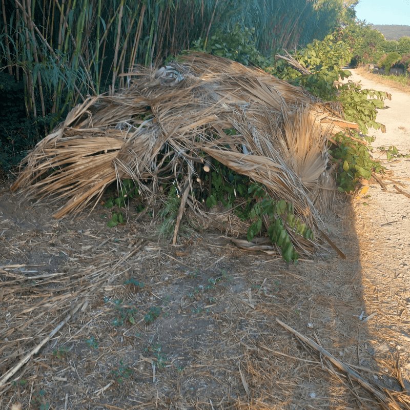 Dépôt sauvage, Chemin du Roubaud, Hyères