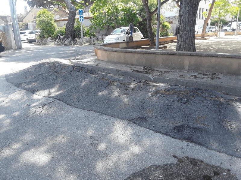 Voirie, éclairage, Place du Jeu de Boule, Hyères