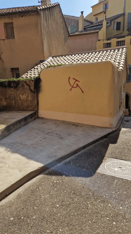 Tag, affiche, 26 Rue Rabaton, Hyères