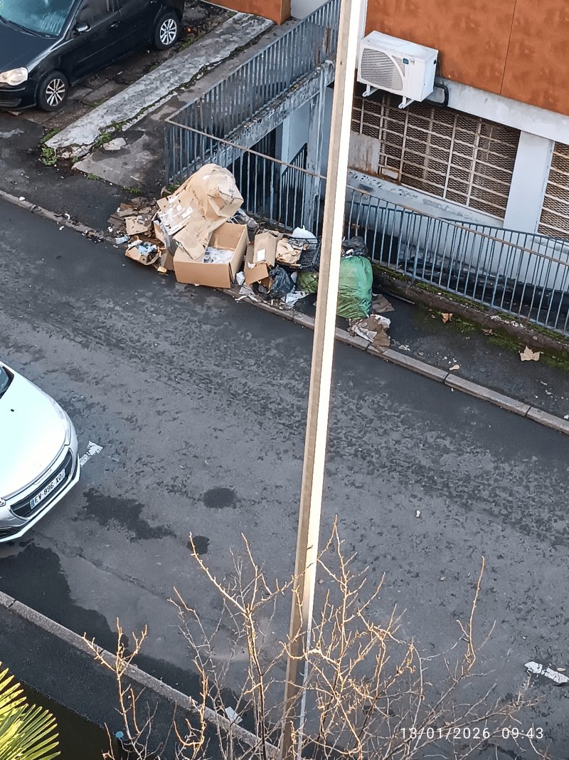 Dépôt sauvage, 11 Rue Fizeau, Joué-lès-Tours