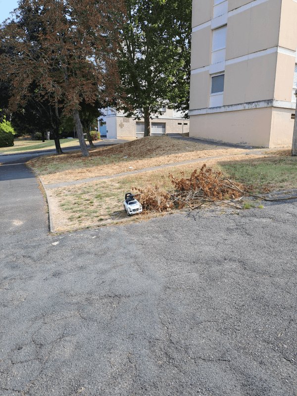 Dépôt sauvage, Avenue des Glaïeuls, Lormont