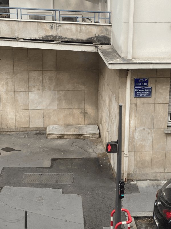Dépôt sauvage, 33 Avenue Félix Faure, Lyon