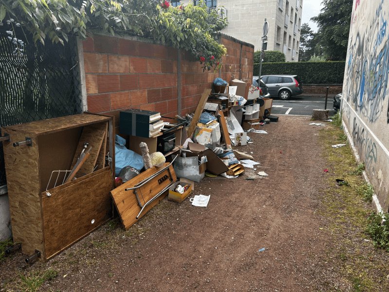 Dépôt sauvage, Passage du Gros Murger, Maisons-Laffitte