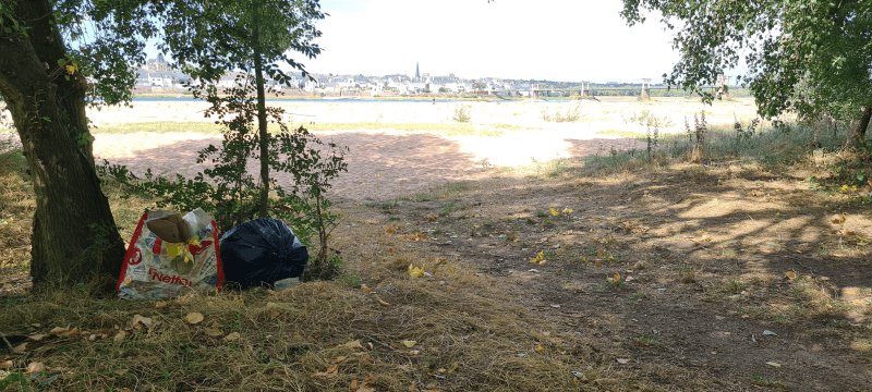 Dépôt sauvage, D 210, Mauges-sur-Loire
