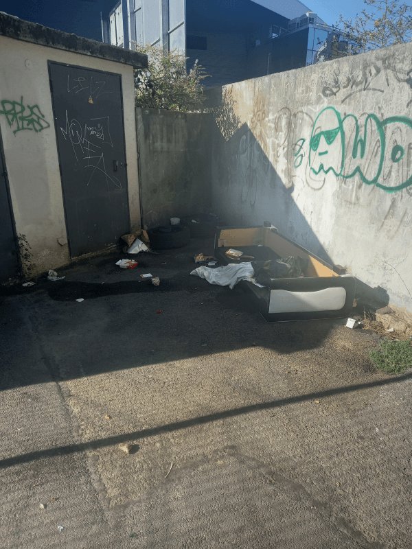 Dépôt sauvage, 284 Rue de Rosny, Montreuil