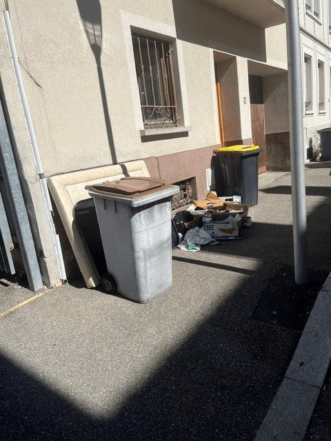 Dépôt sauvage, 18 Rue des Vosges, Mulhouse