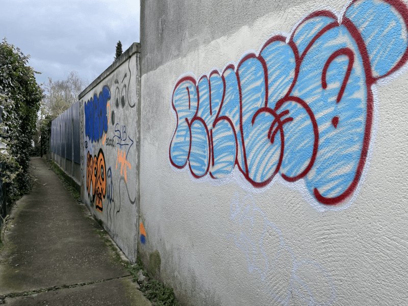 Tag, affiche, 40 Rue des Chailliers, Nanterre