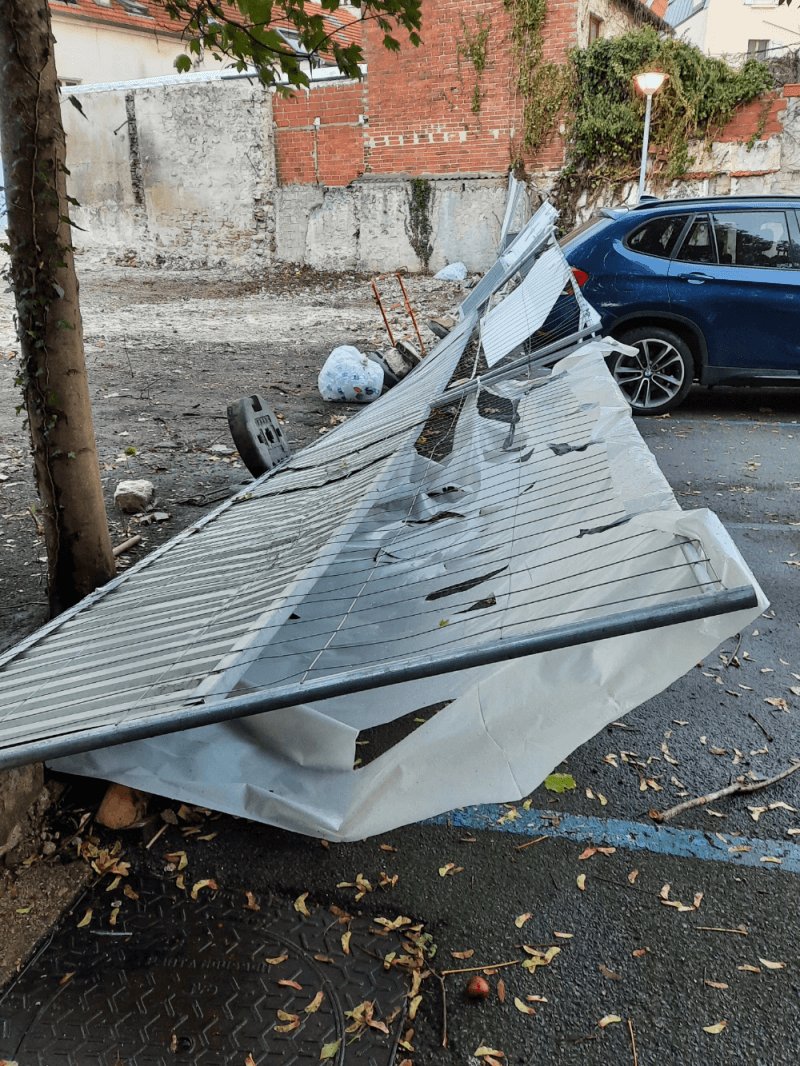 Voirie, éclairage, Rue Gambetta, Neuilly-sur-Marne