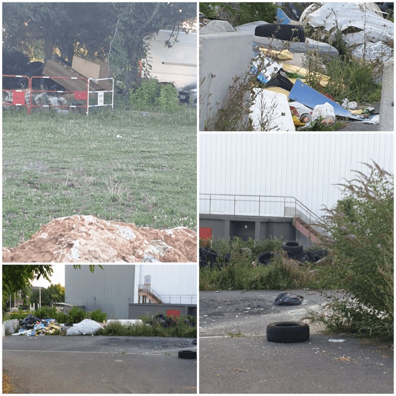 Dépôt sauvage, Rue du Chetivet, Neuilly-sur-Marne