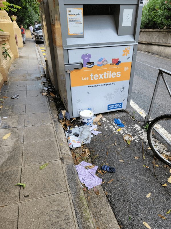 Propreté, Avenue des Baumettes, Nice