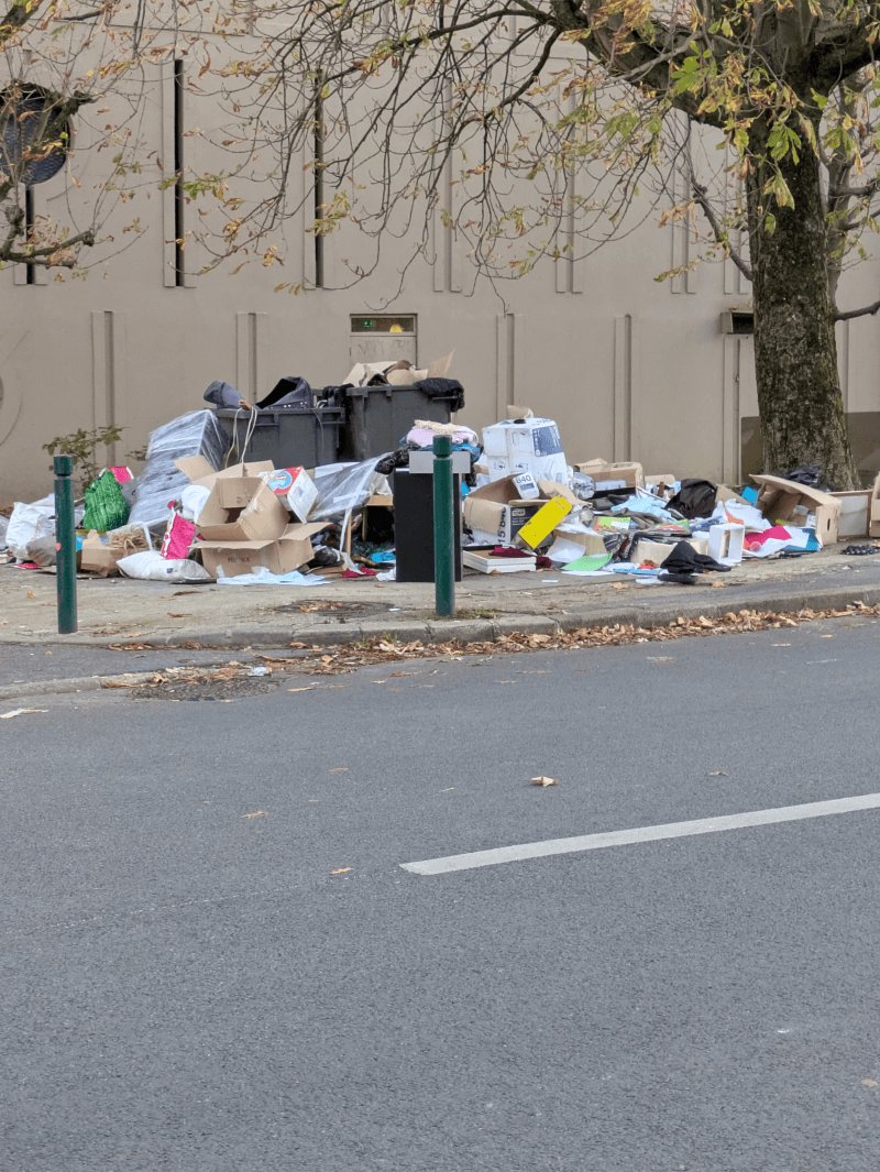 Dépôt sauvage, 8 Allée des Hautes Fleurs, Noisy-le-Grand