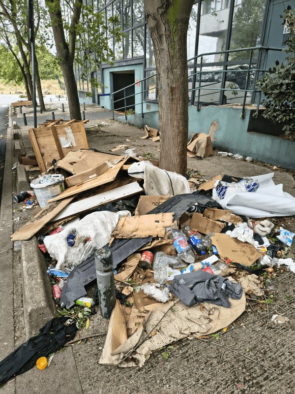 Dépôt sauvage, Rue Fouquet, Noisy-le-Grand