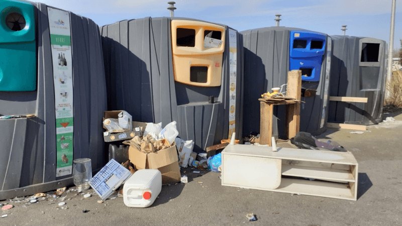 Dépôt sauvage, Za les Gentelleries, Pornic