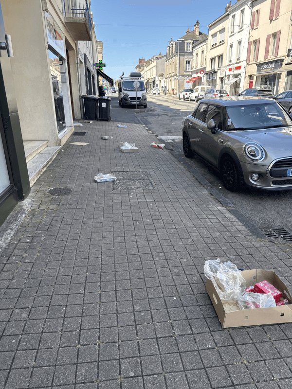 Dépôt sauvage, 34 Rue du Président de Gaulle, La Roche-sur-Yon
