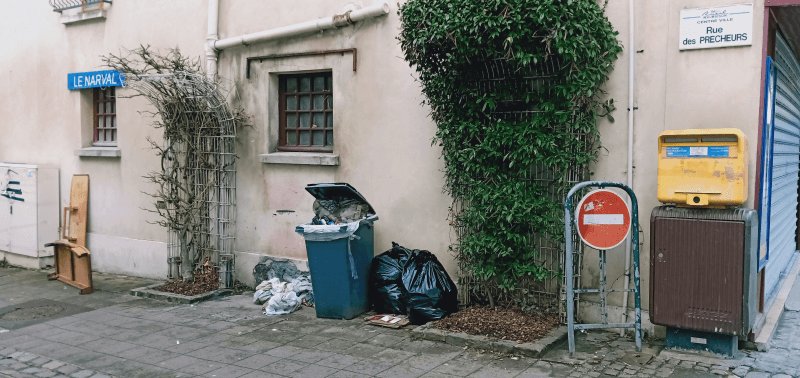 Dépôt sauvage, Rue des Prêcheurs, Rueil-Malmaison