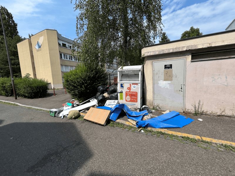 Dépôt sauvage, 34 Rue de Saverne, Schiltigheim