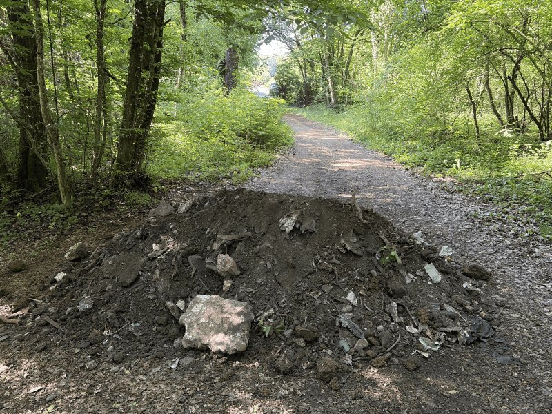 Dépôt sauvage, Rue de Chavigny, Vandoeuvre-lès-Nancy