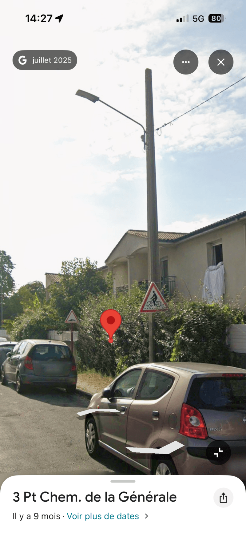 Signalement à Villenave-d'Ornon