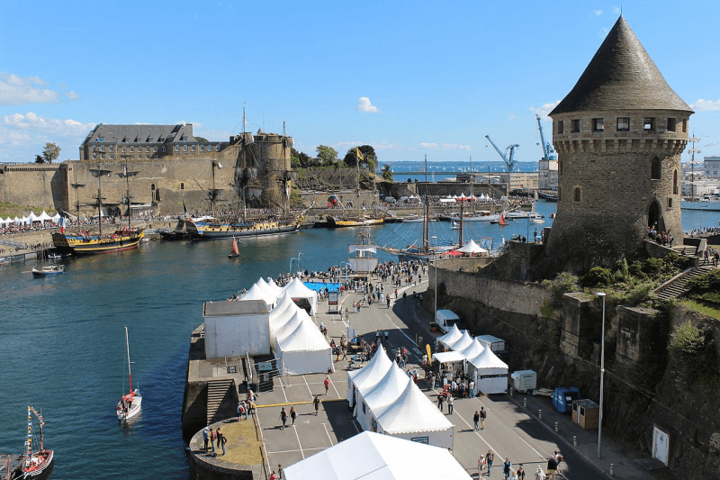 Le château de Brest et la tour Tanguy