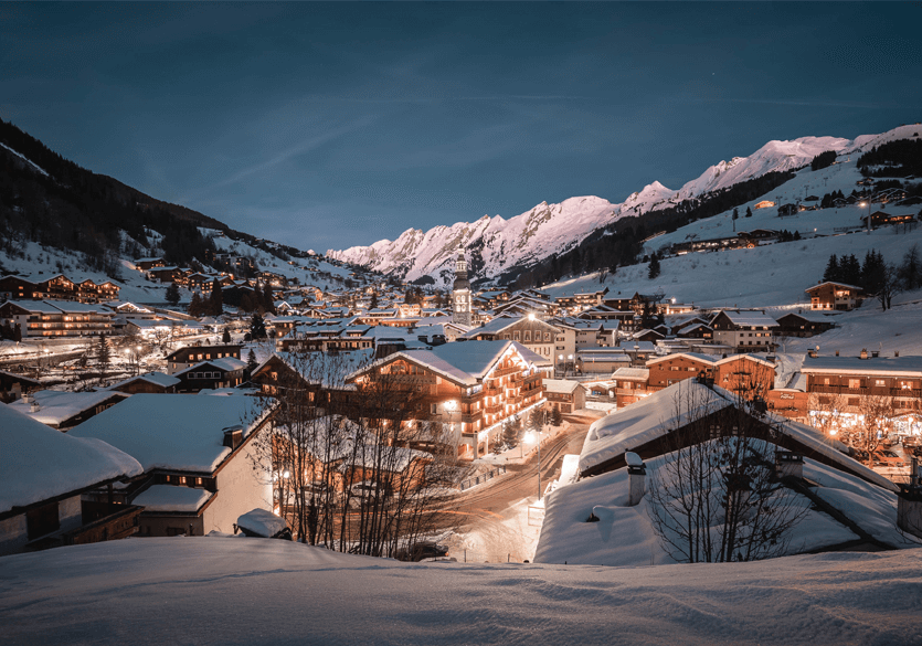 La Clusaz de nuit 