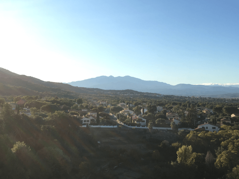 Le Canigou depuis Laroque