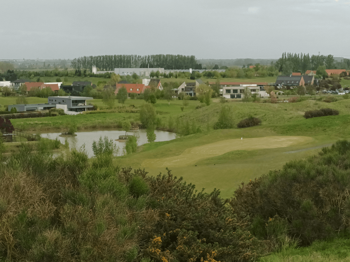 Merignies vue du golf
