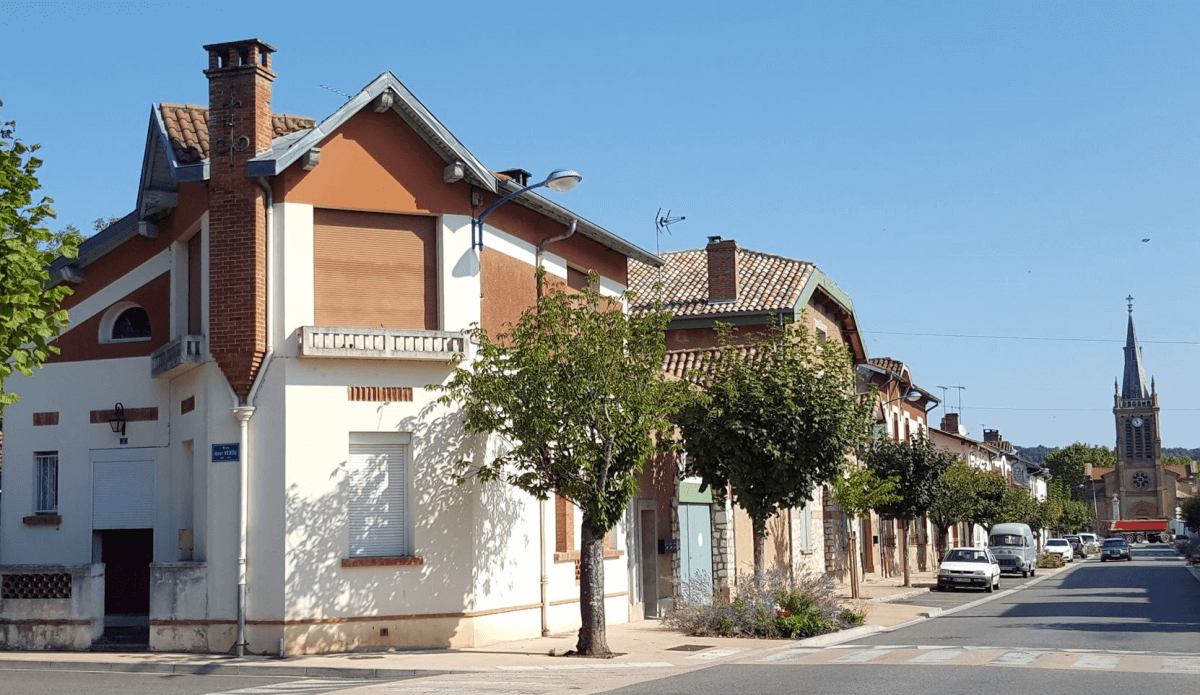 entrée du village