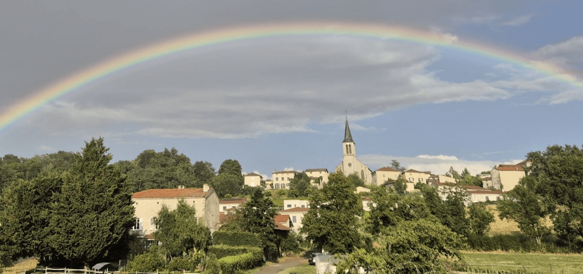 Vue du haut du village 